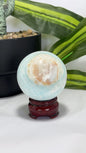 Caribbean Calcite Sphere 336g