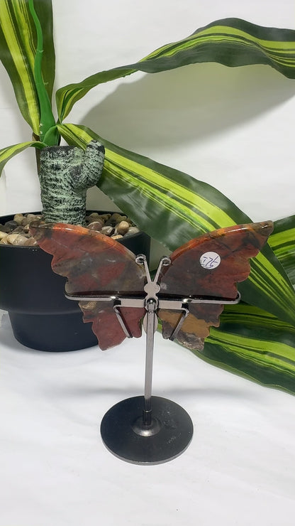 Jasper Butterfly on Stand 150g