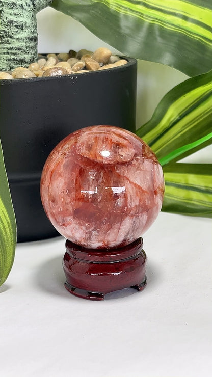 Fire Quartz Sphere 260g