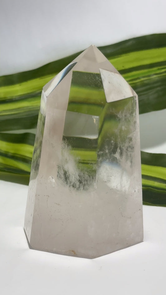 Clear Quartz Tower 412g