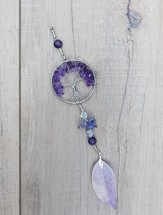 Amethyst Tree of Life Hanger app 25cm