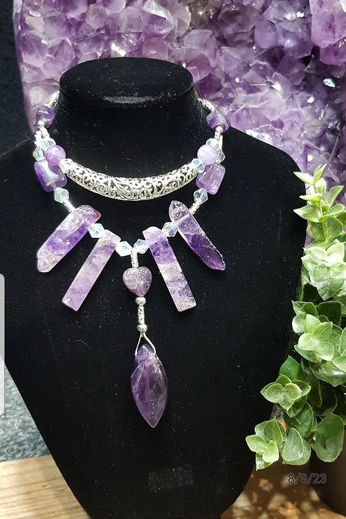 Genuine Amethyst Necklace