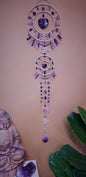 Amethyst XXL Mandala Heart Hanger