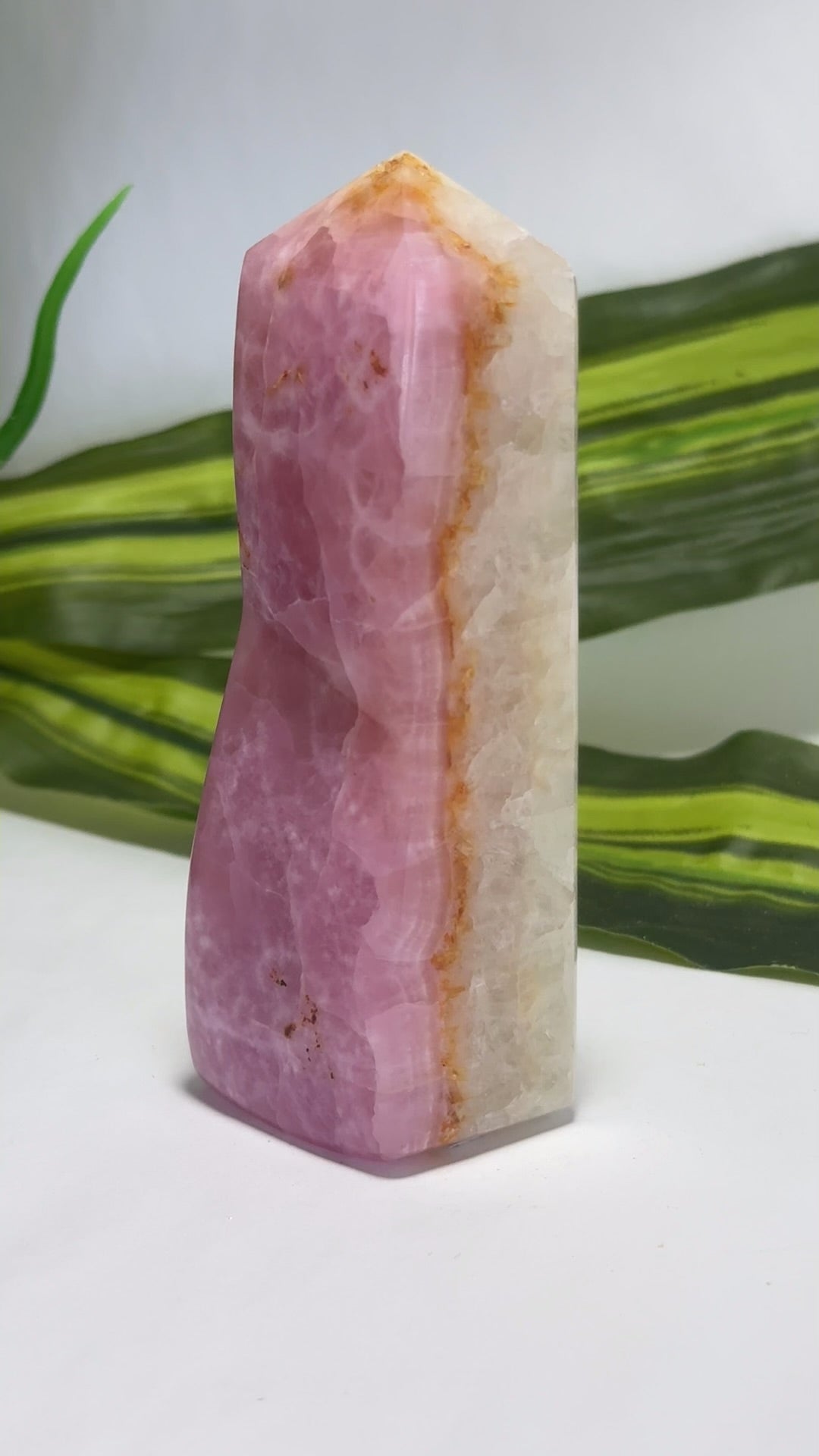 Pink Aragonite Tower 274g