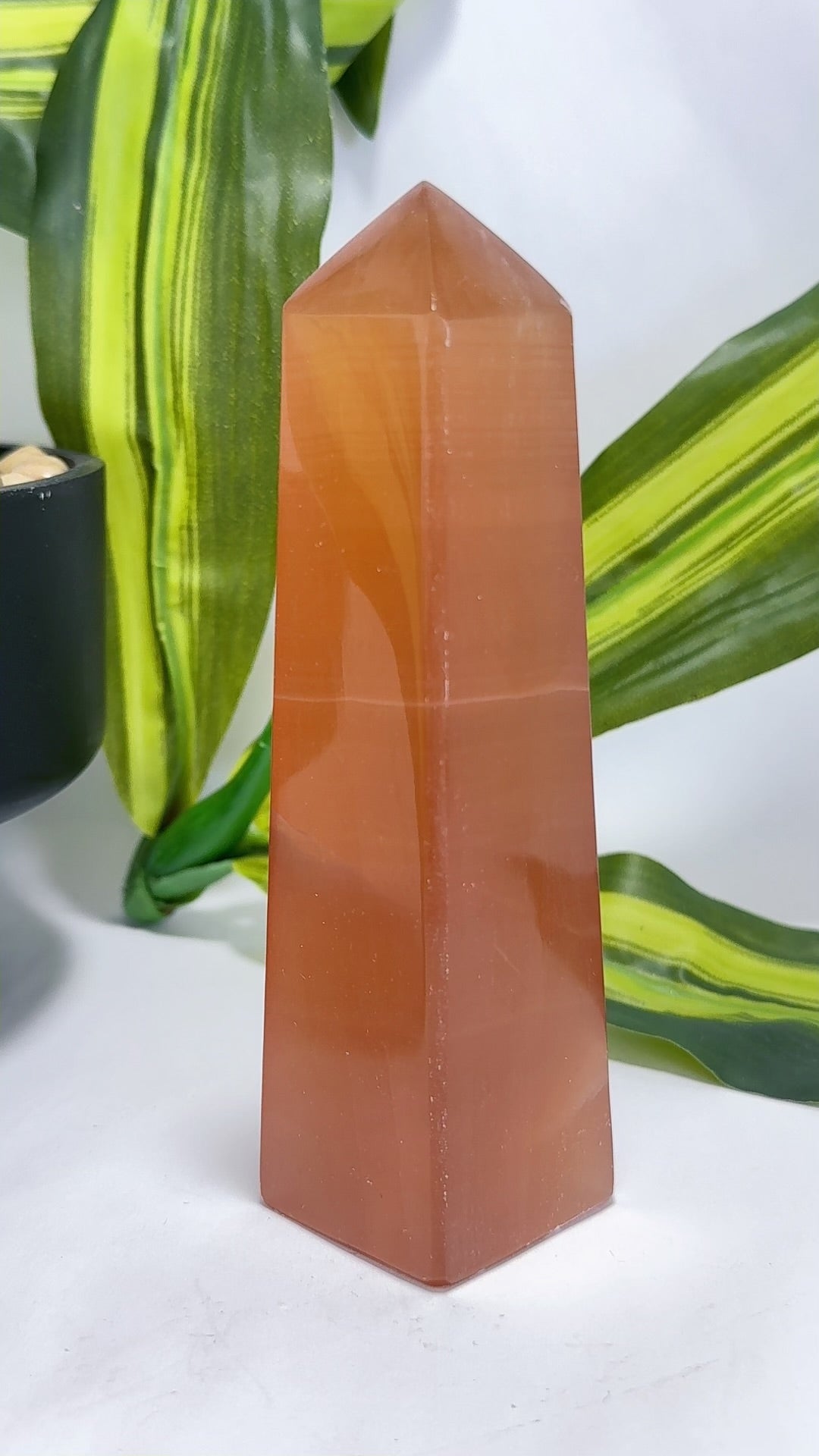 Honey Calcite Tower 456g