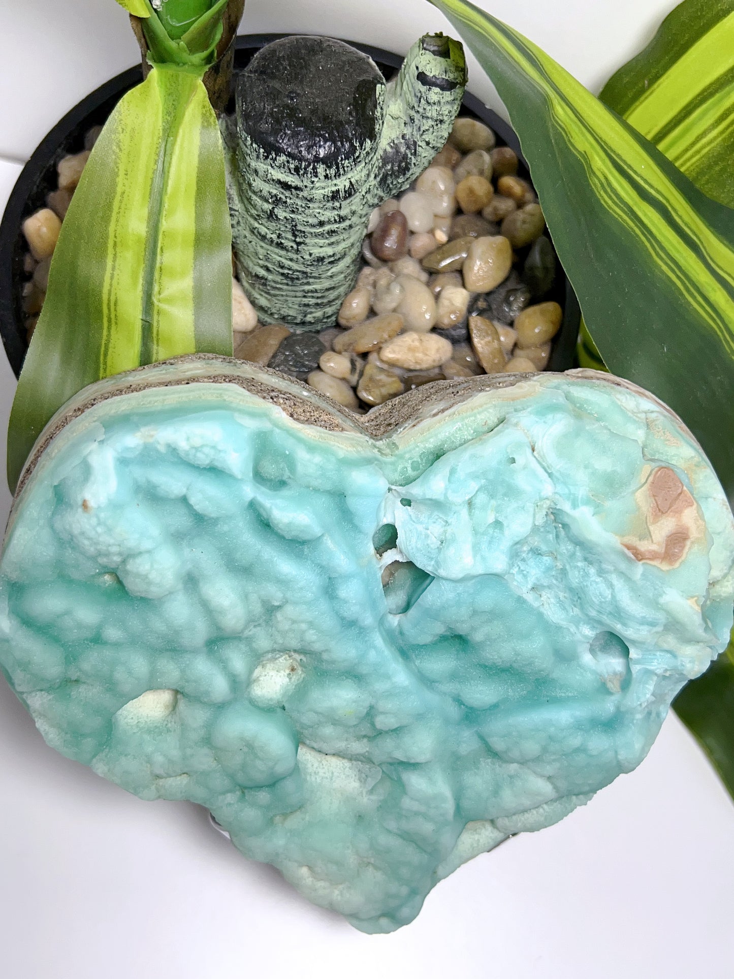 Hemimorphite Extra large Heart 1578g