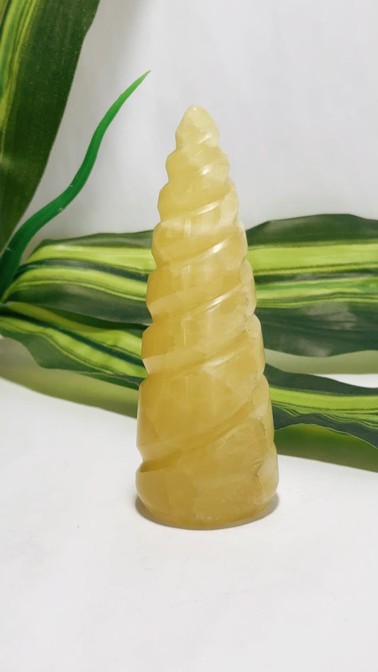 Lemon Calcite Point 170g