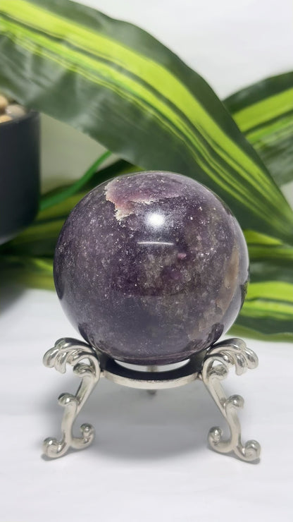 Purple mica Sphere 384g