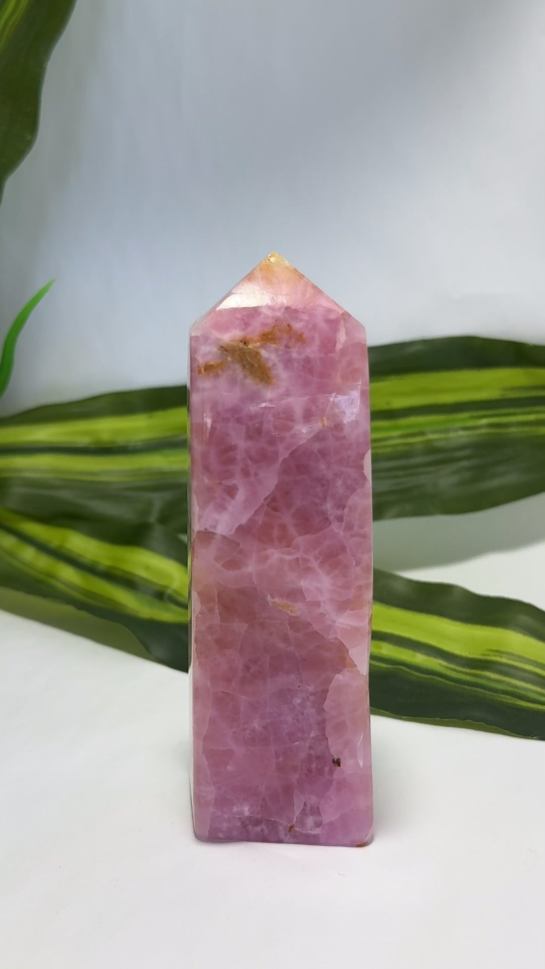 Pink Arogonite Tower 316g