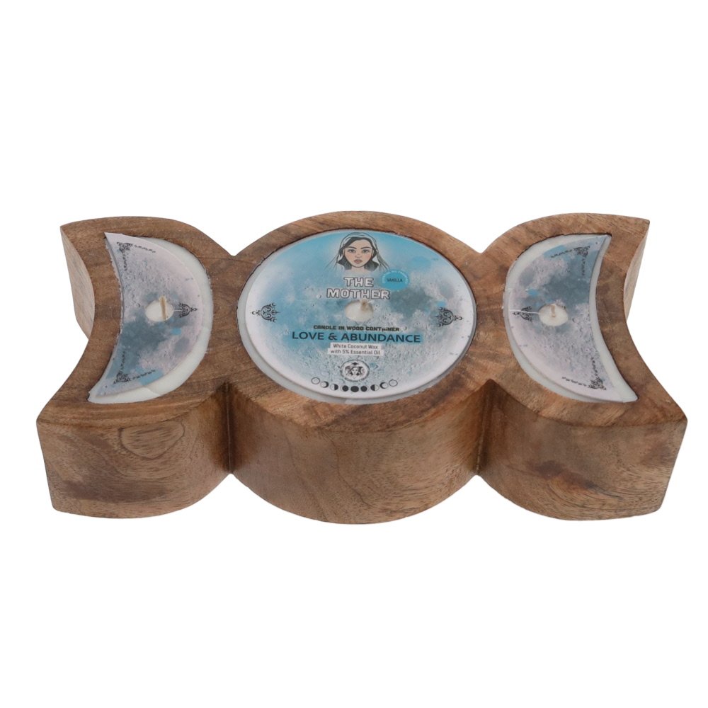 The Mother Triple Moon Vanilla Candle - Love and Abundance