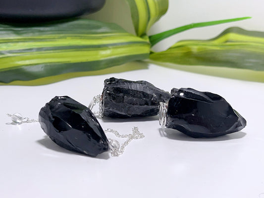 Obsidian Raw Pendulum