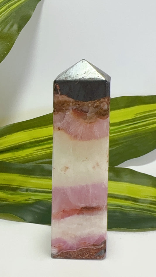 Pink Aragonite Tower 256g