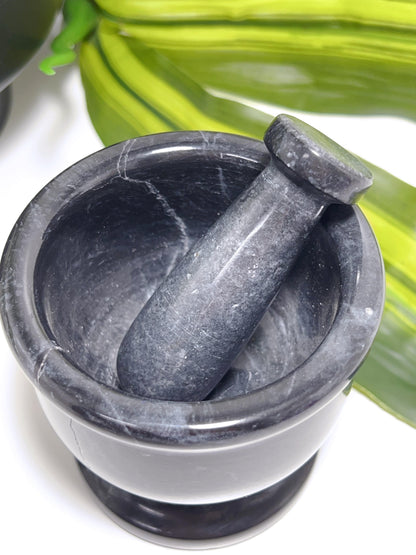 Black Jade Mortar & Pestle 532g