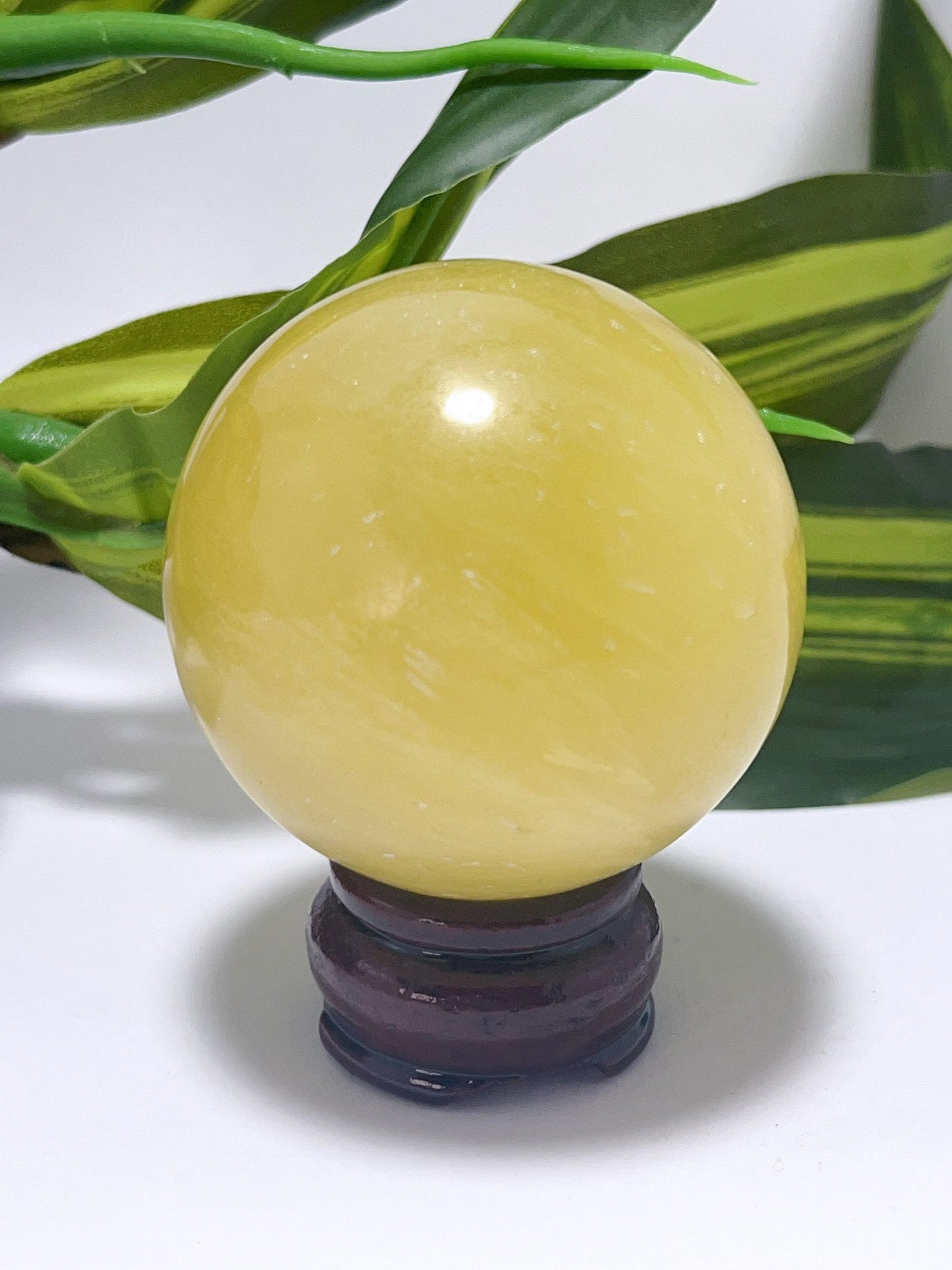 Lemon Calcite Sphere - 492g