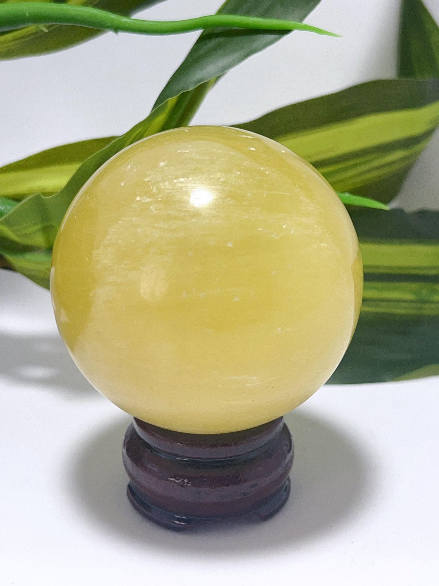 Lemon Calcite Sphere - 492g