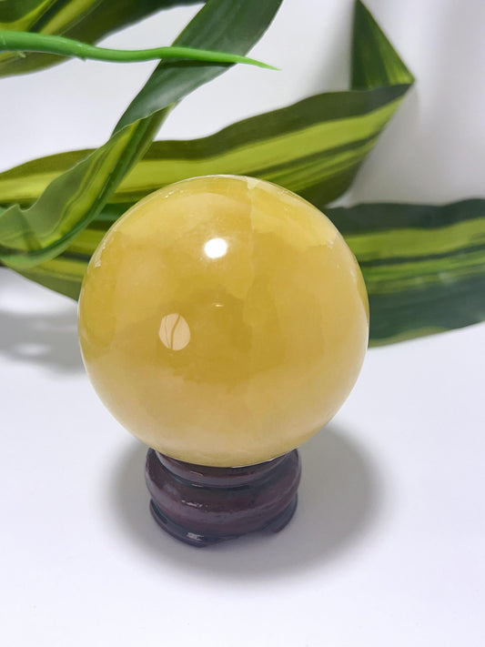 Lemon Calcite Sphere- 479g