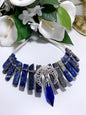 Sodalite Moon Silver Tiara