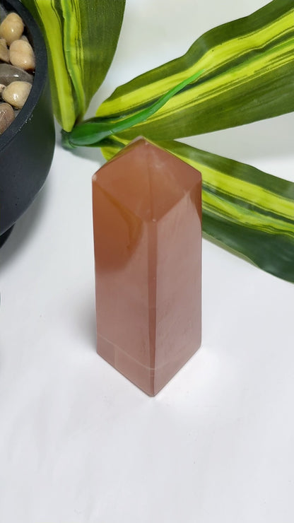 Honey Calcite Tower 456g