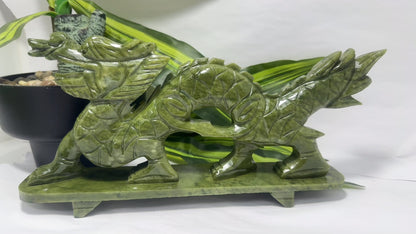 Chinese Jade Dragon 1276g