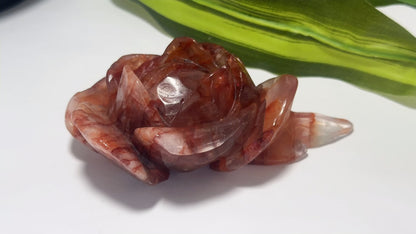 Fire Quartz Rose 328g