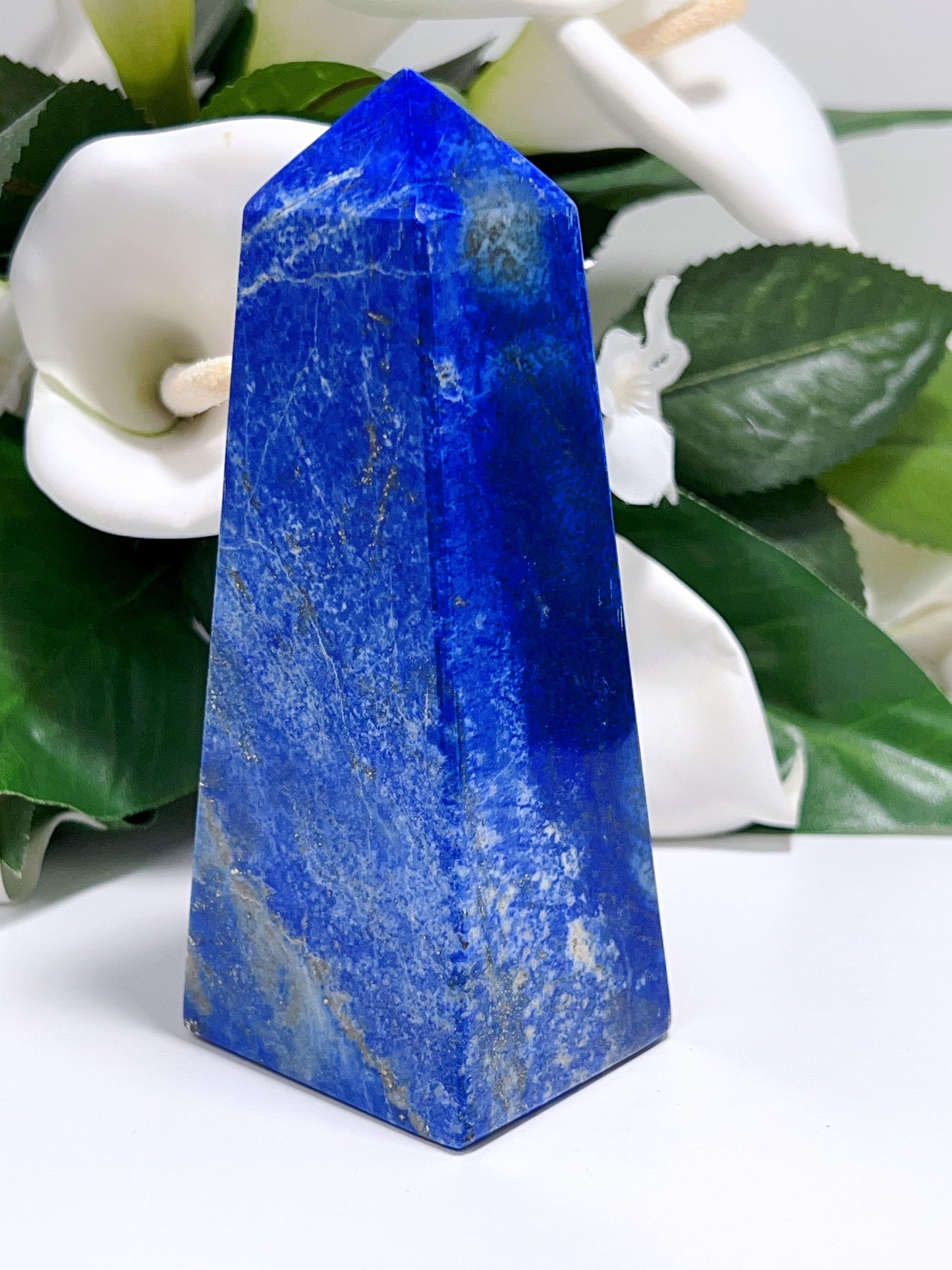 Lapis Lazuli with Lazurite Tower 432g