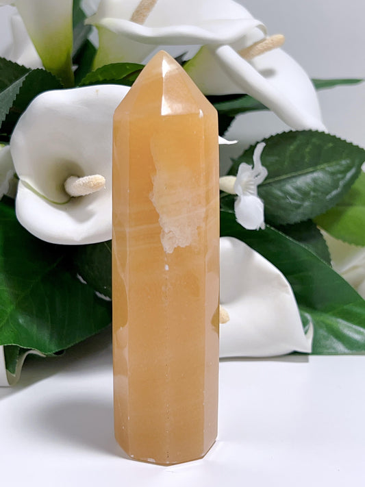 Orange Calcite Tower 230g