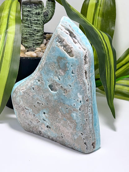 Blue Aragonite Freeform 1092g