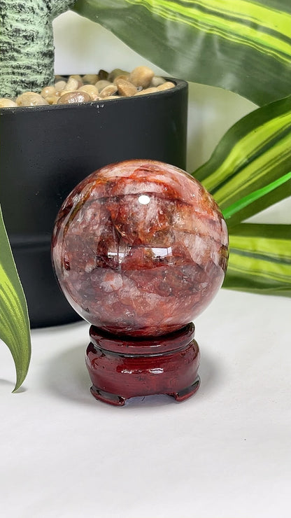 Fire Quartz Sphere 306g