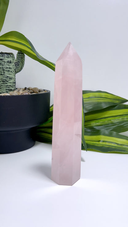 Rose Quartz Tower 246g