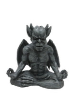 Guarding Meditating Gargoyle-16cm