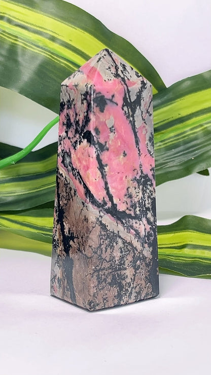 Rhodonite Tower 388g