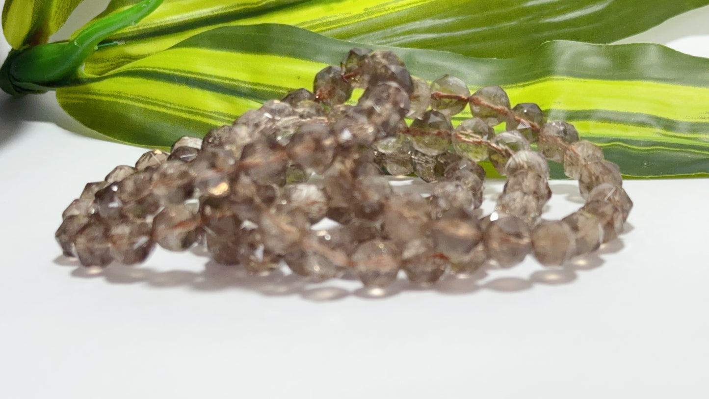 Smoky Quartz Faceted Bracelet 22g