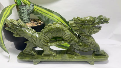 Chinese Jade Dragon 1276g