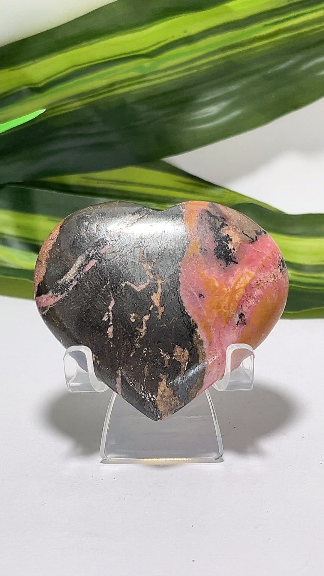 Rhodonite Heart 128g