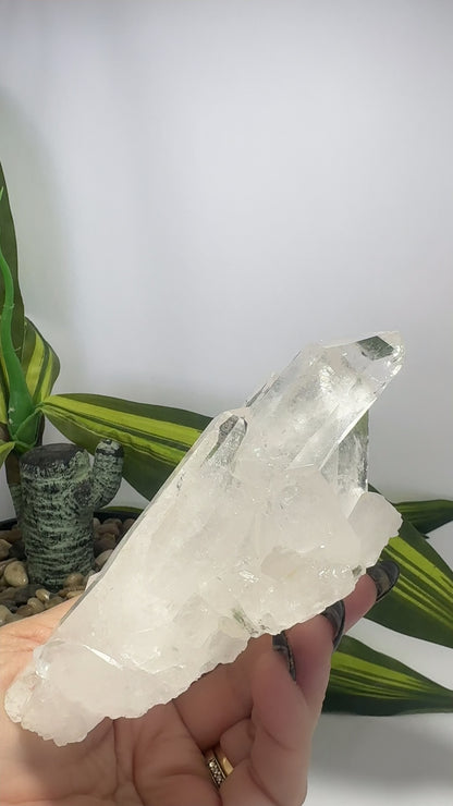 Clear Quartz Cluster 496g