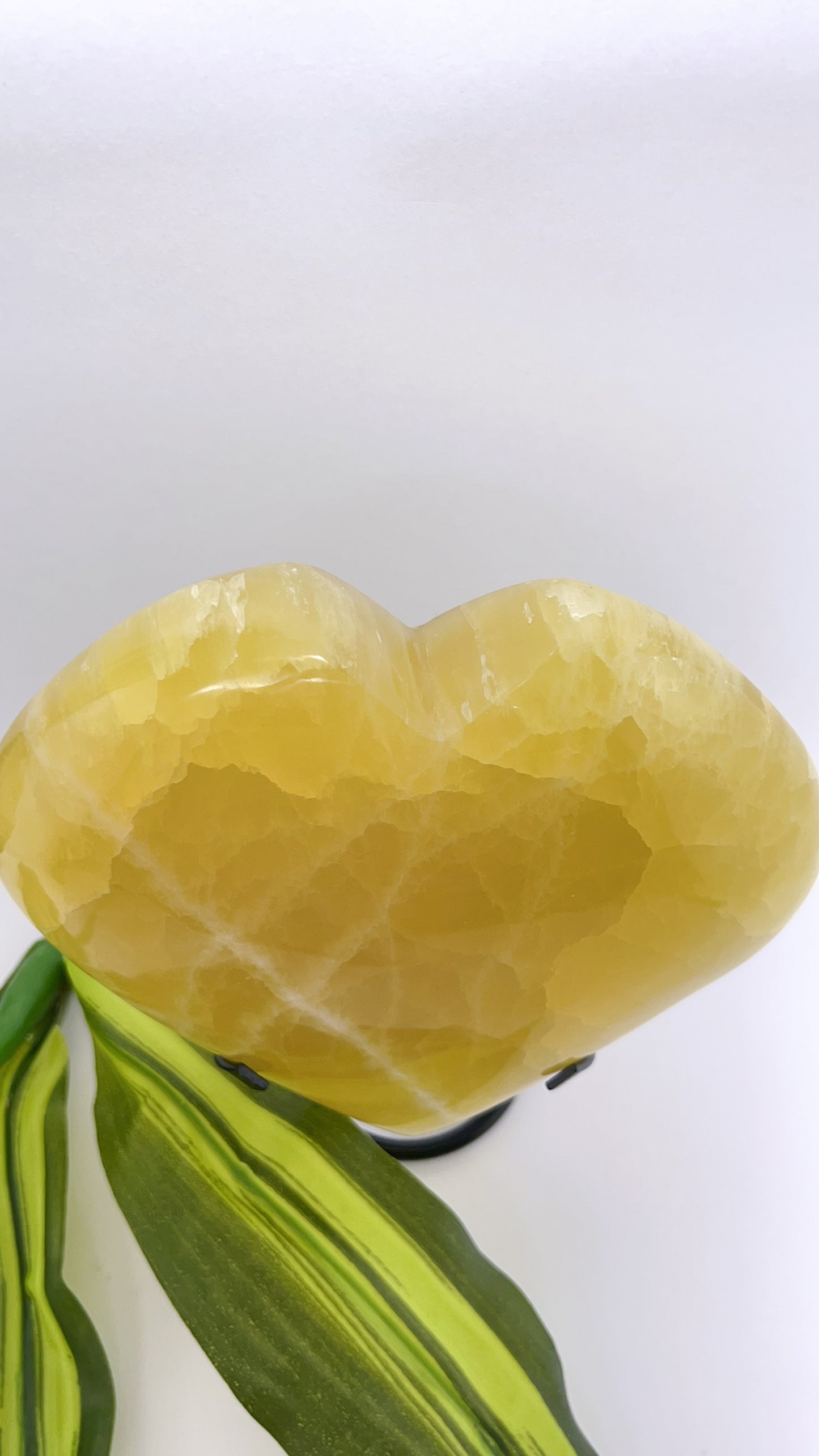 Lemon Calcite Heart 1328g