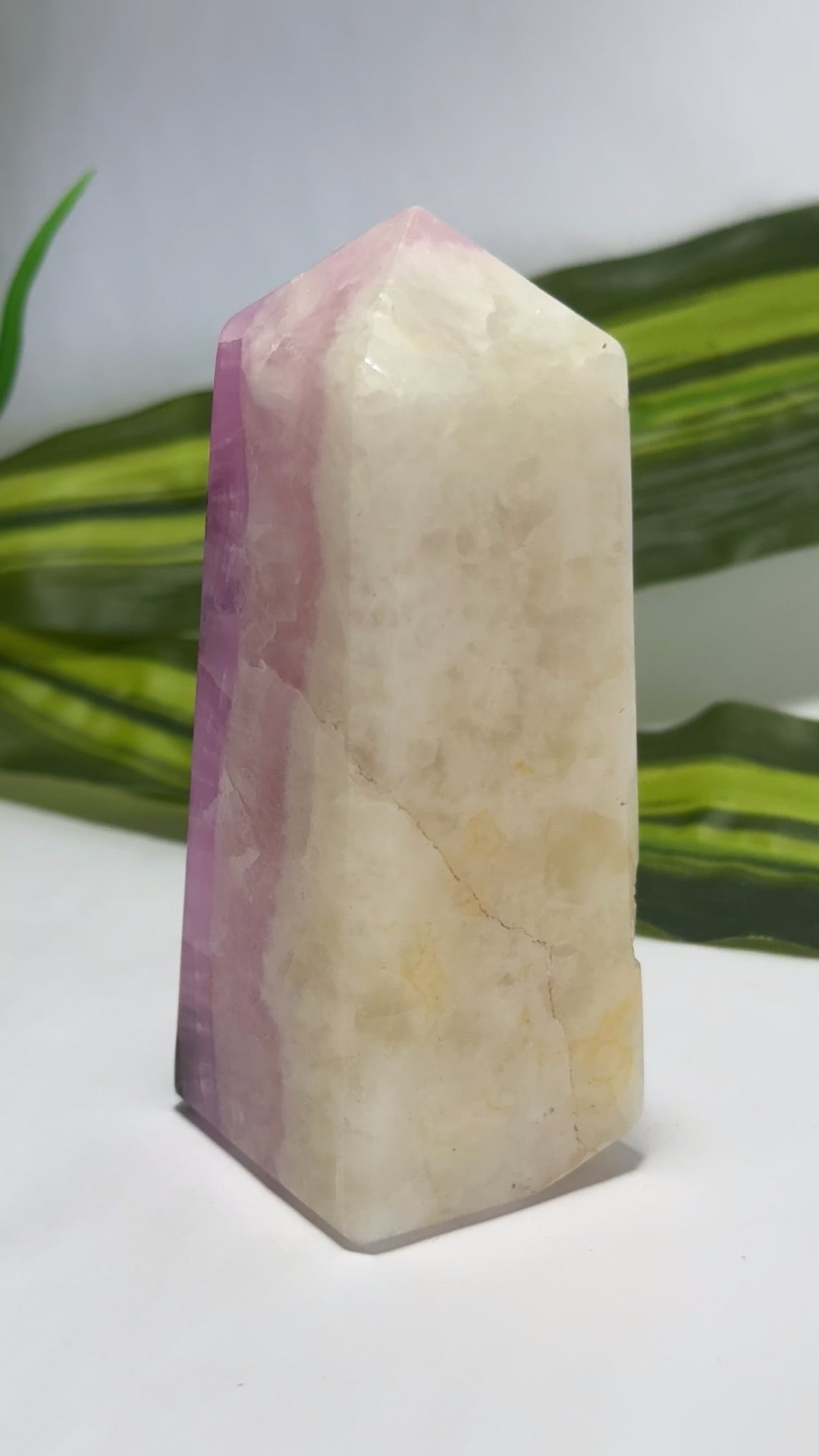 Pink Aragonite Tower 364g