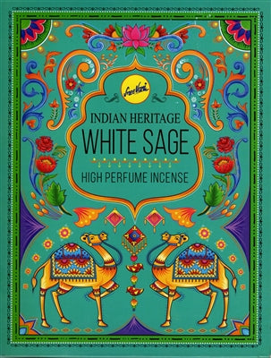 White Sage High Perfume Incense - Indian Heritage