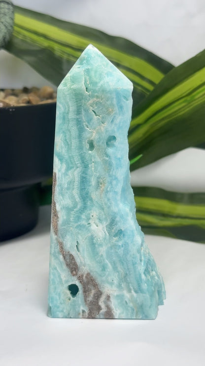 Hemimorphite Tower 430g