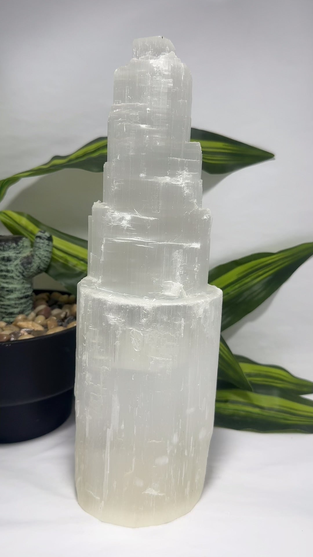 Large Selenite Tower with light base 2.4kgs