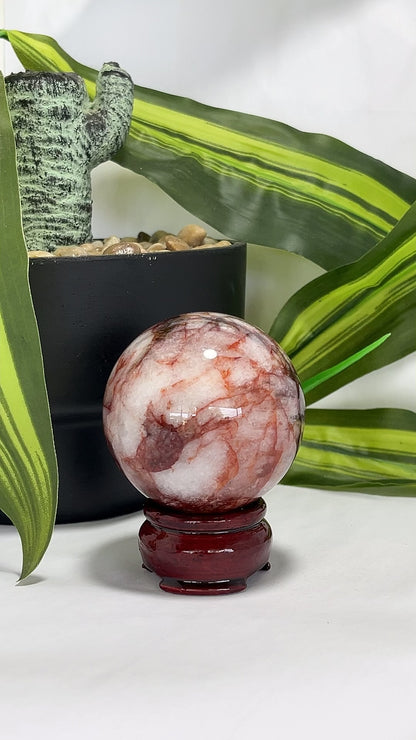 Fire Quartz Sphere 300g