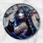 Raven Black Cat Witchy Magnet