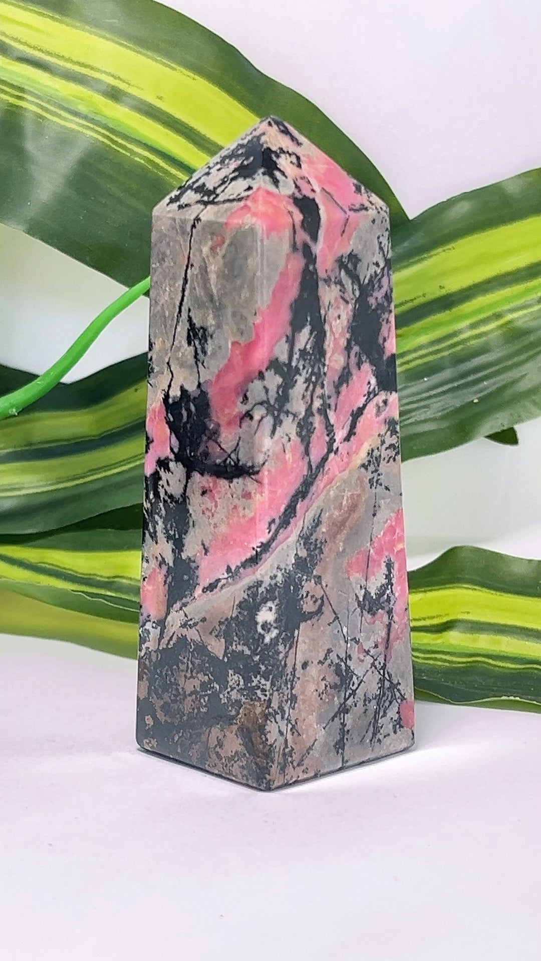 Rhodonite Tower 388g