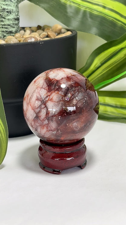 Fire Quartz Sphere 300g