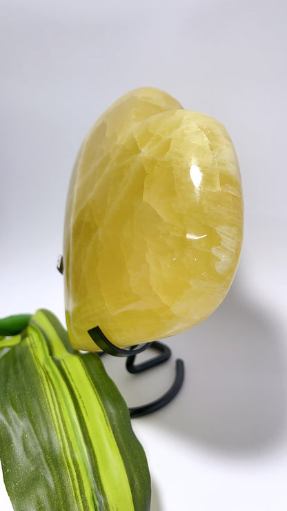 Lemon Calcite Heart 1328g