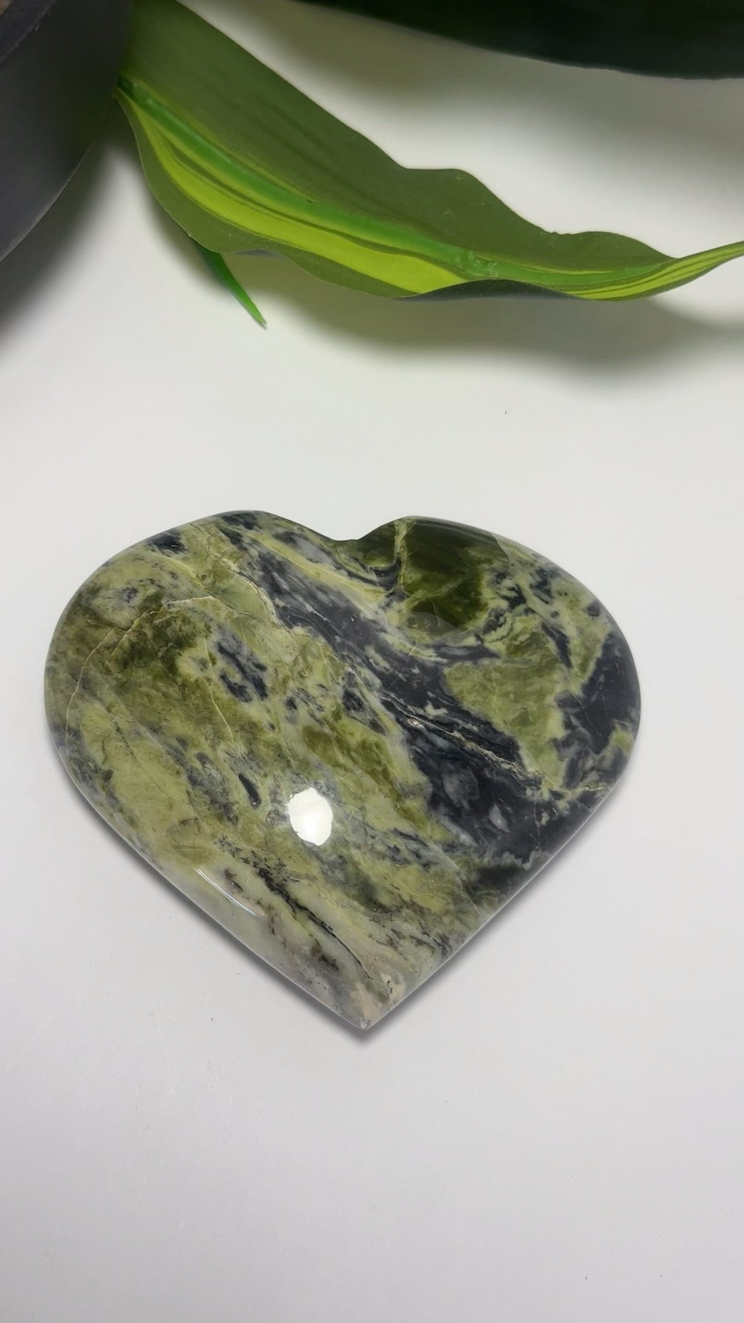 Leafy Serpentine Heart 318g