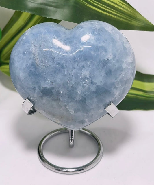 Blue Calcite Heart 630g