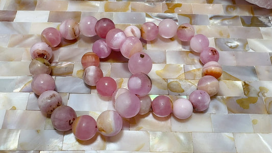 Pink Aragonite Bracelets 10mm