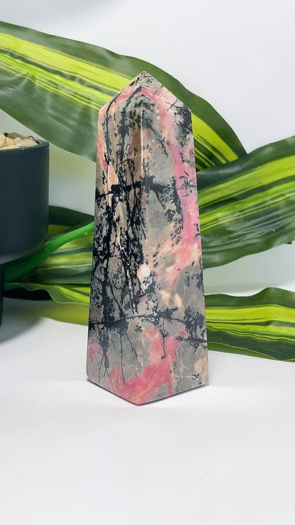 Rhodonite Tower 466g