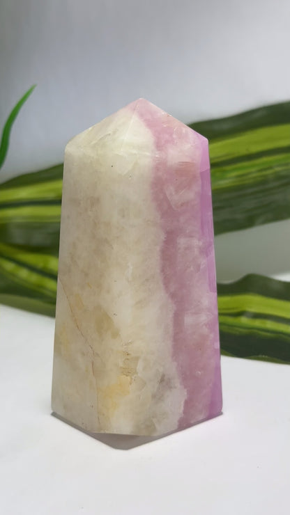 Pink Aragonite Tower 364g